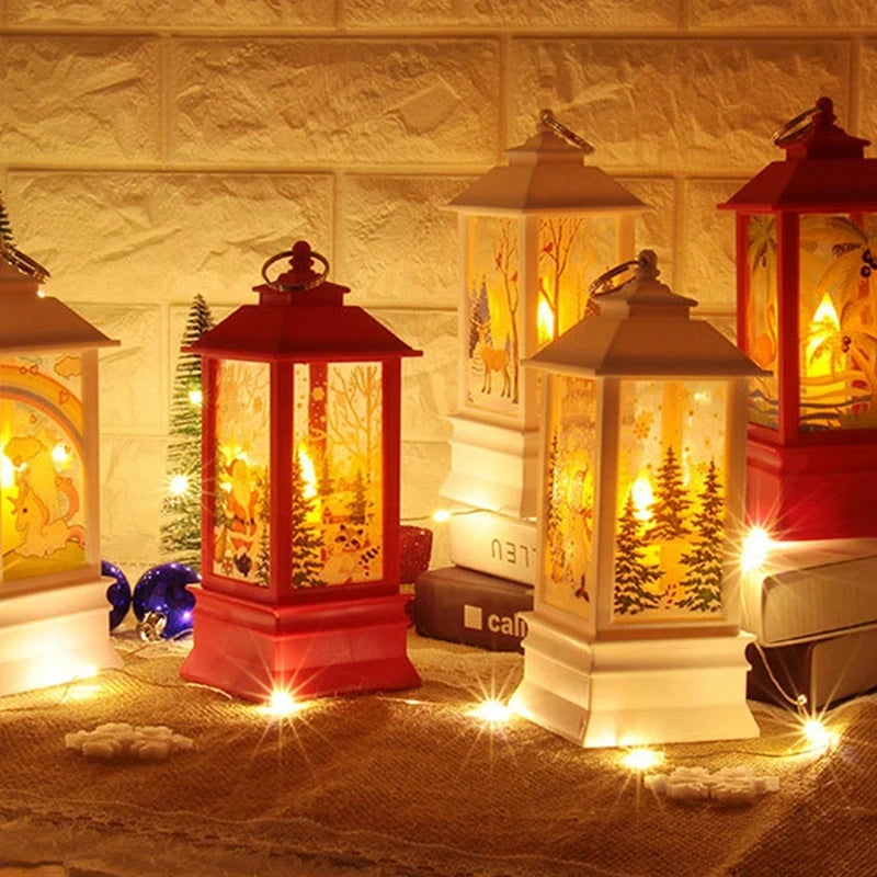 Christmas Lantern Light Decorations for Home Ornaments