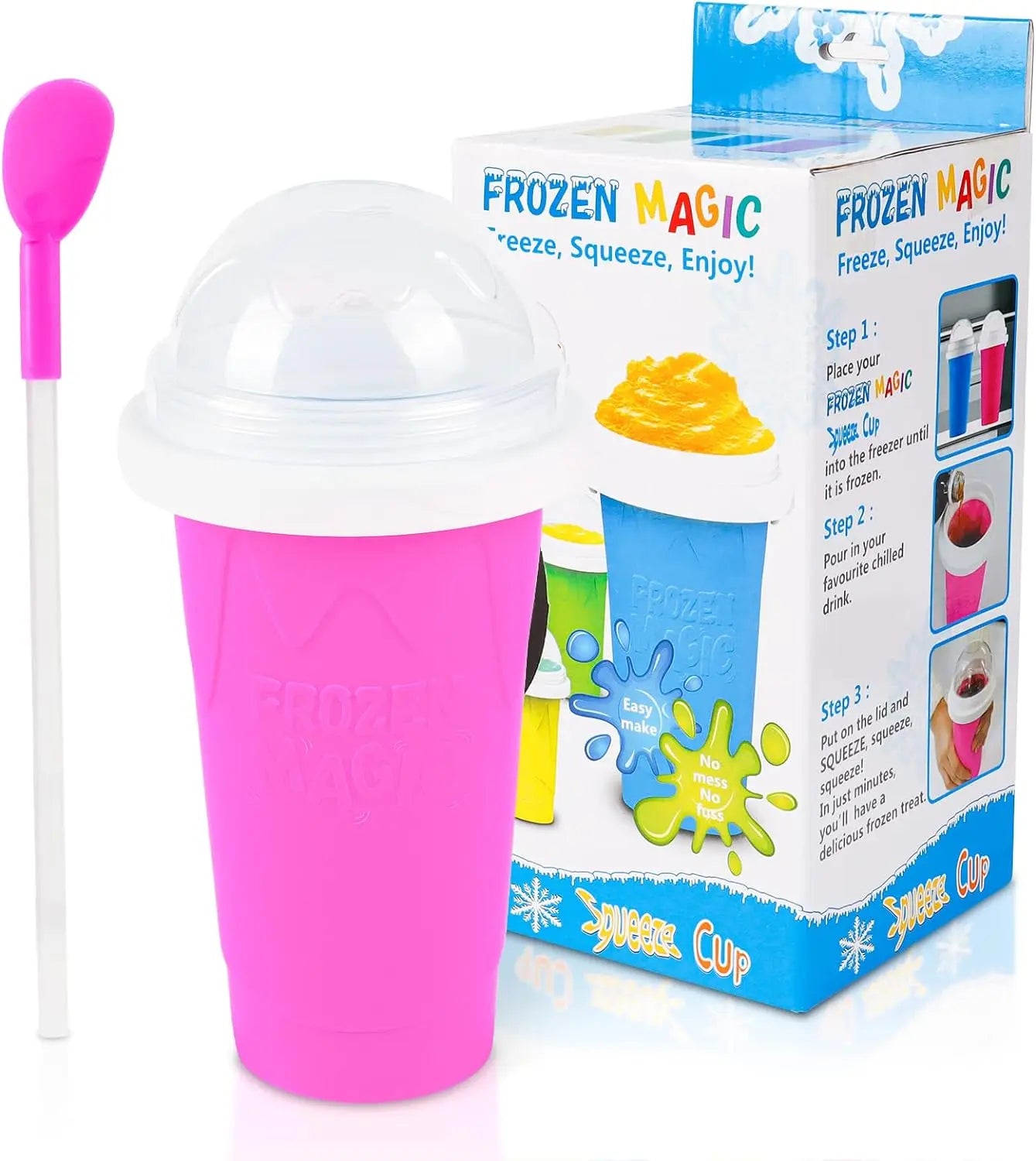 Homemade Smoothie Quick-Frozen Ice Cream Milkshake Bottle Portable Cups