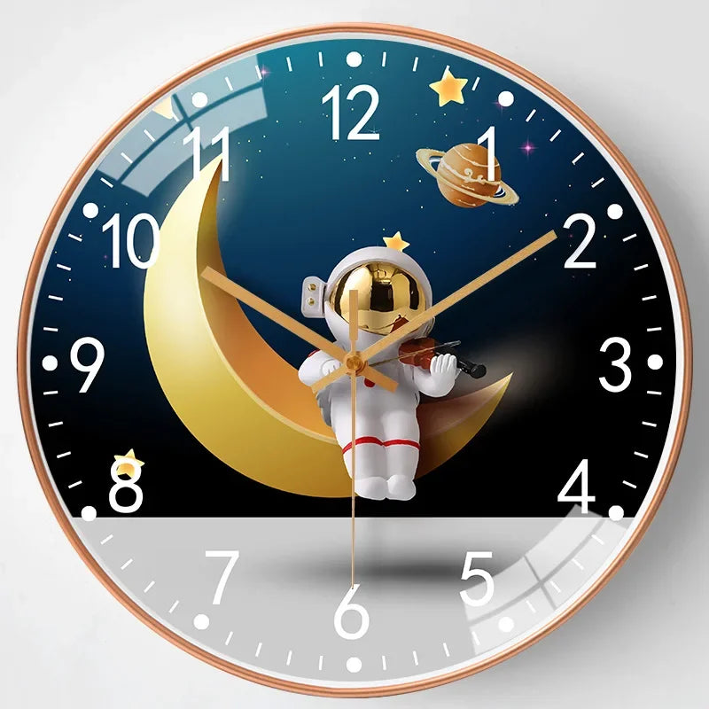 Kids Silent Wall Clock 20cm/8in