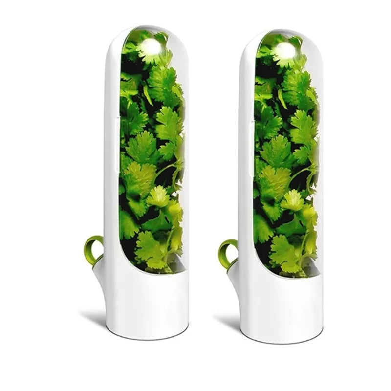 Herb Saver Storage Container Fresh Herb Keeper Fresh Preservation Bottle