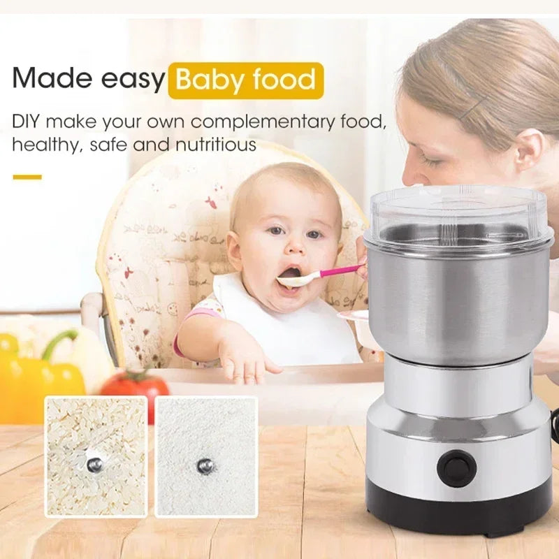 Electric Grinder Multifunctional Home Coffee Grinder Four Edged Blade