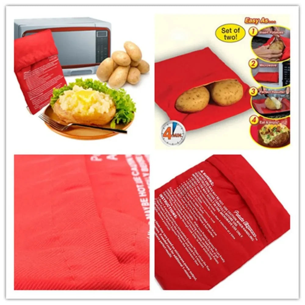 kitchen Microwave Potato Cooker Bag Baked Potato Bag