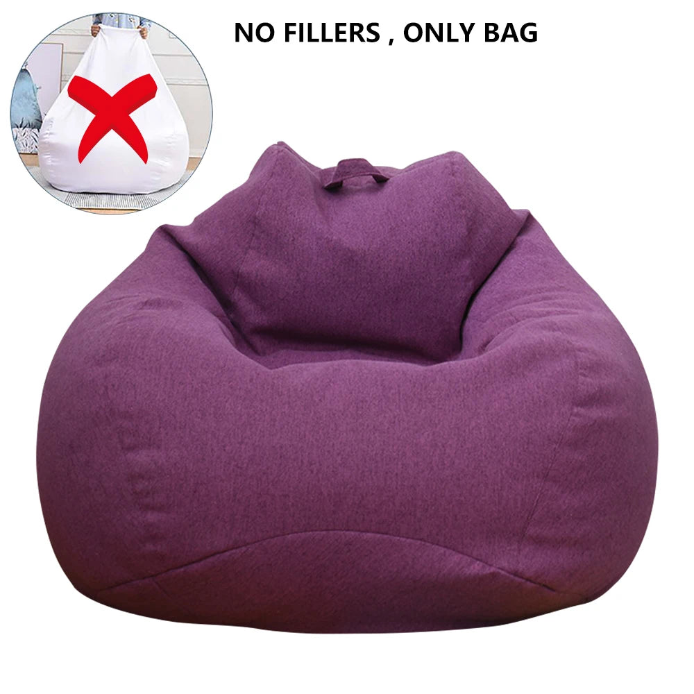 Lazy Sofa Cover Chairs Without Filler