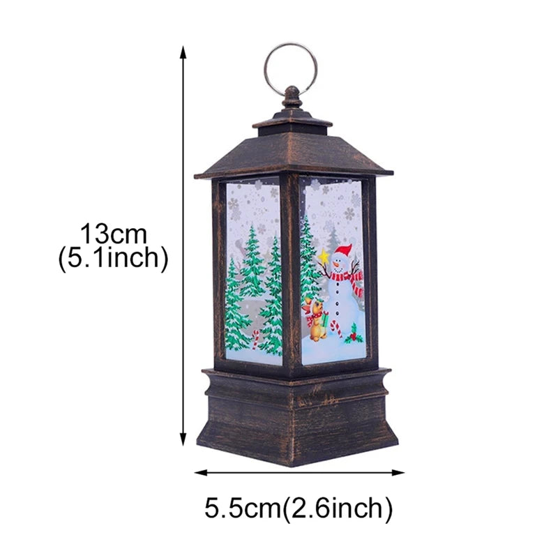 Christmas Lantern Light Decorations for Home Ornaments