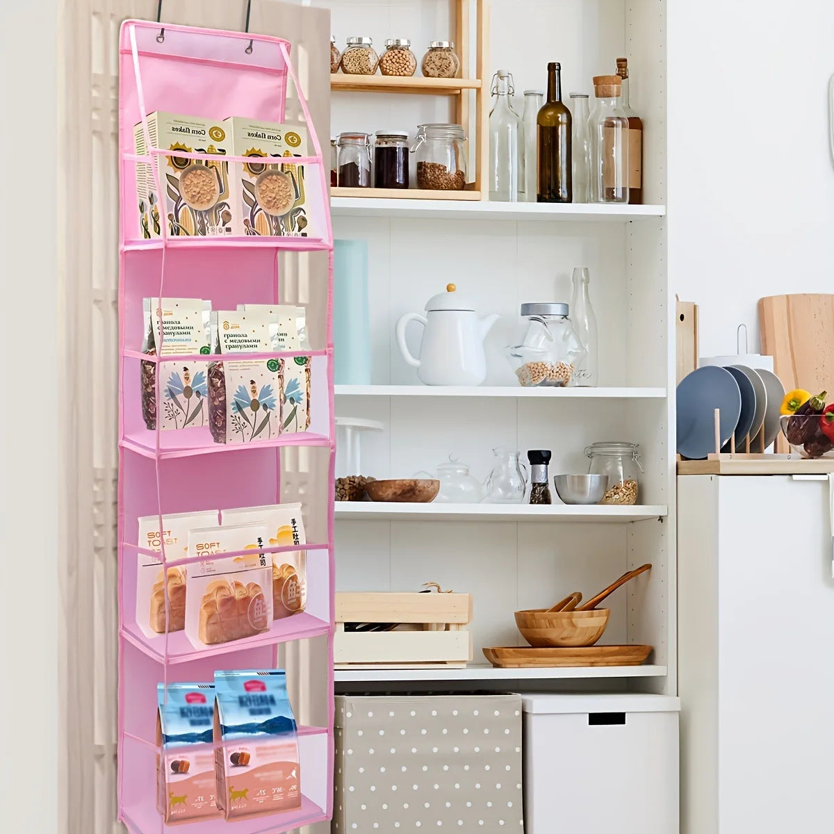 Toy Storage Household Wall Mounted Multifunctional Layered Storage Hanging Bag