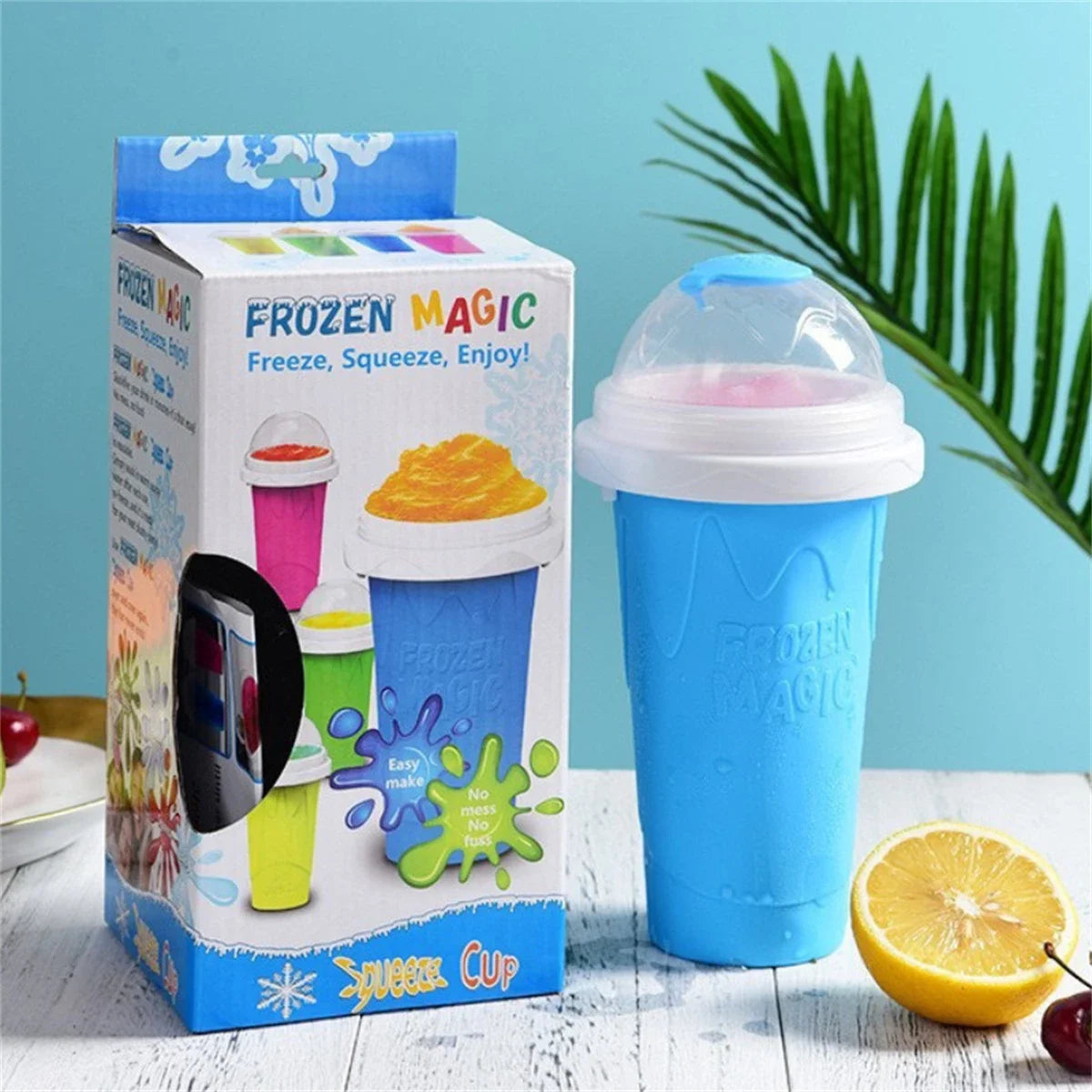 Homemade Smoothie Quick-Frozen Ice Cream Milkshake Bottle Portable Cups