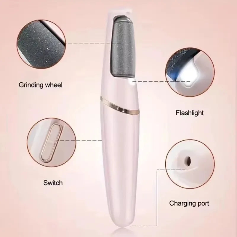 NEW USB Electric Dead Skin Pedicure Automatic Foot Grinder Rechargeable Roller