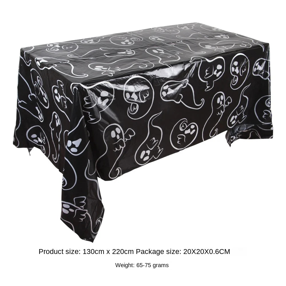 Halloween Decoration Tablecloth Pumpkin Spider Web Table Cover Table Decoration