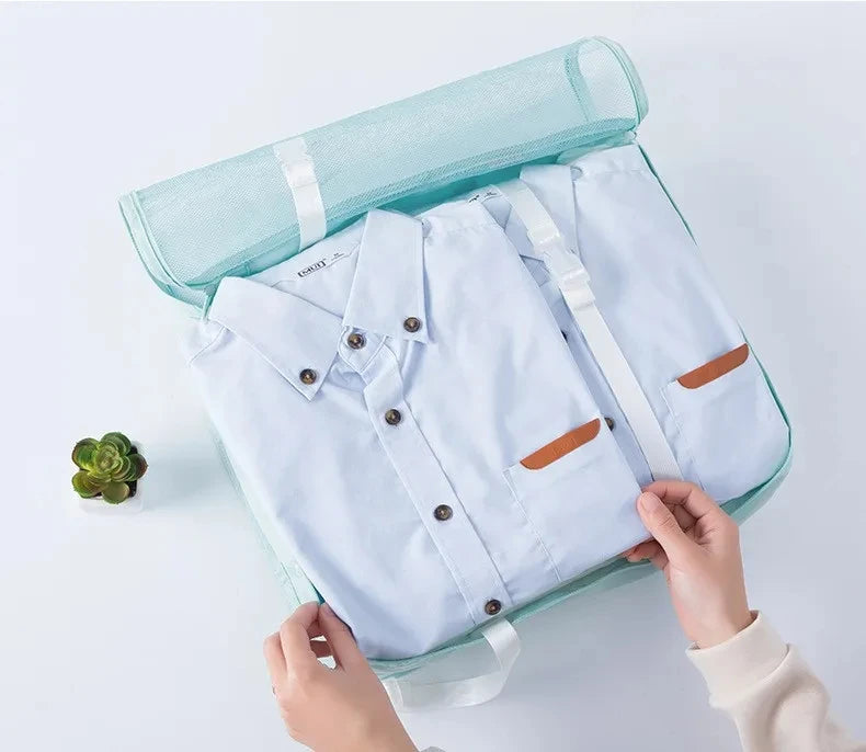 7/8/9/10 Pcs Set Travel Organizer Storage Bags Suitcase Packing Cubes Portable Luggage