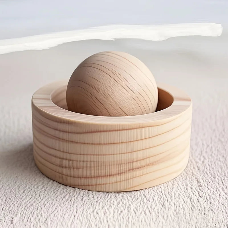 Car Wooden Essential Oil Diffusers-Spherical Design Natural Fragrance Dispersion Bedroom Decor Diffuser