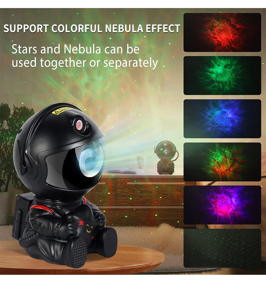Galaxy Star Astronaut Projectorm LED Light