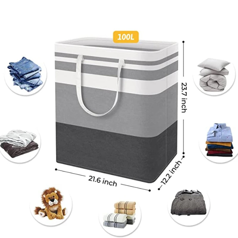 Waterproof - Large Laundry Basket 100L