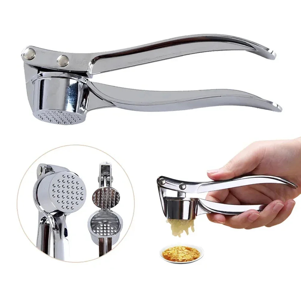 Stainless Steel Manual Garlic Press