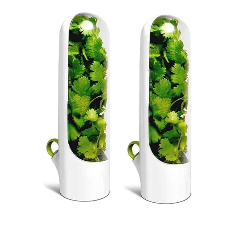 Herb Saver Storage Container Fresh Herb Keeper Fresh Preservation Bottle