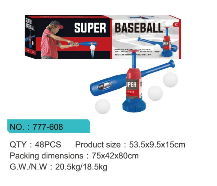 Children Baseball Toys Games Adjustable Automatic Pitching Baseball Machine