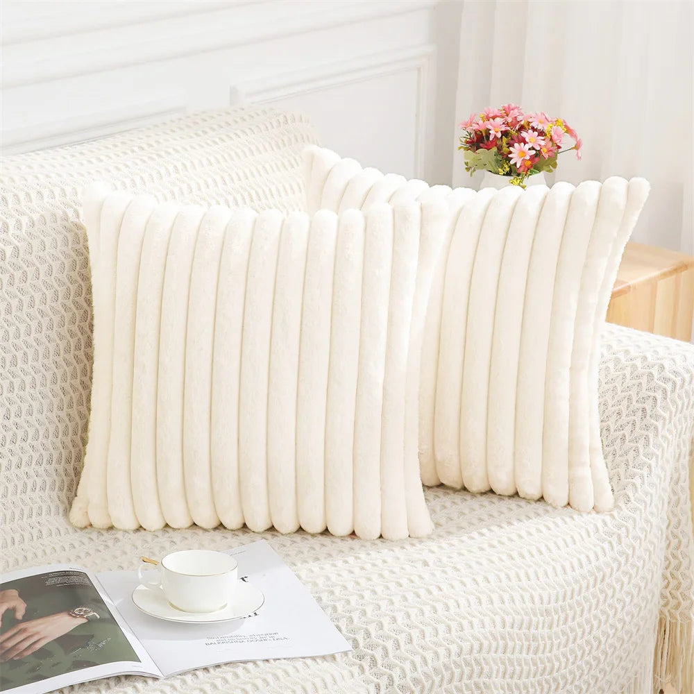 Olanly Solid Color Cushion Cover