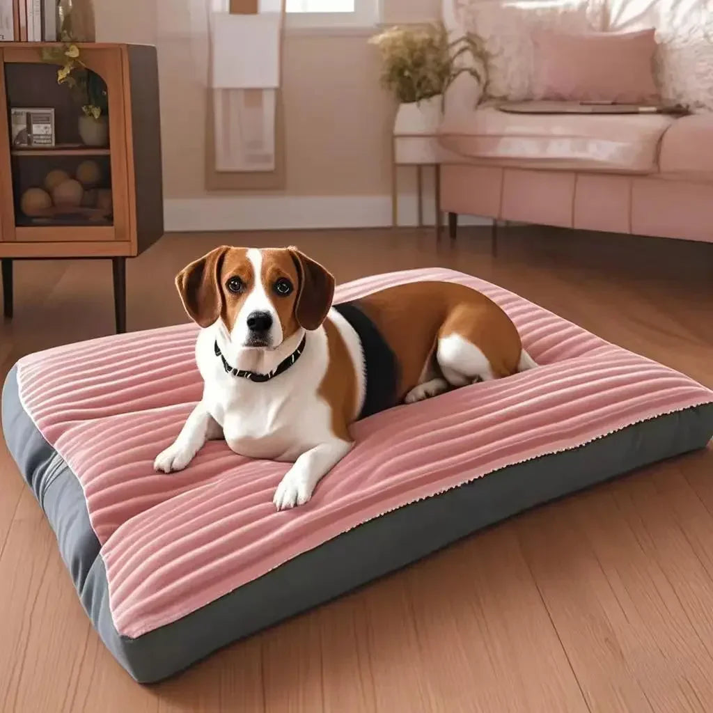 Pets Sleeping Beds Soft Fleece Pet Blanket Detachable Cushion for Pet Mats Accessories