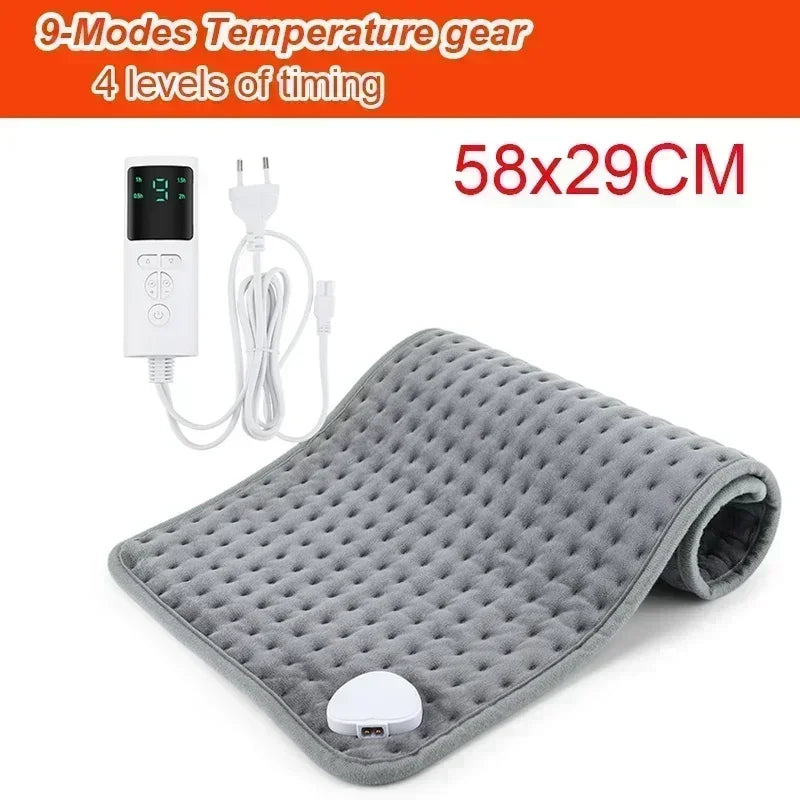 Electric Heating Pad Therapy Physiotherapy Back Pain Relief Cover Leg Blanket Thermal Mat