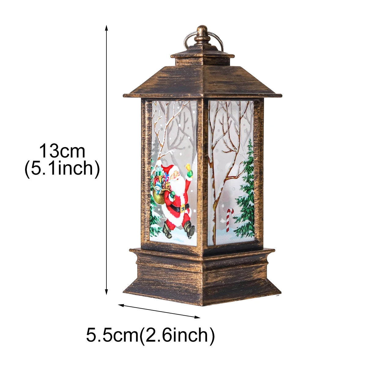 Christmas Lantern Light Decorations for Home Ornaments