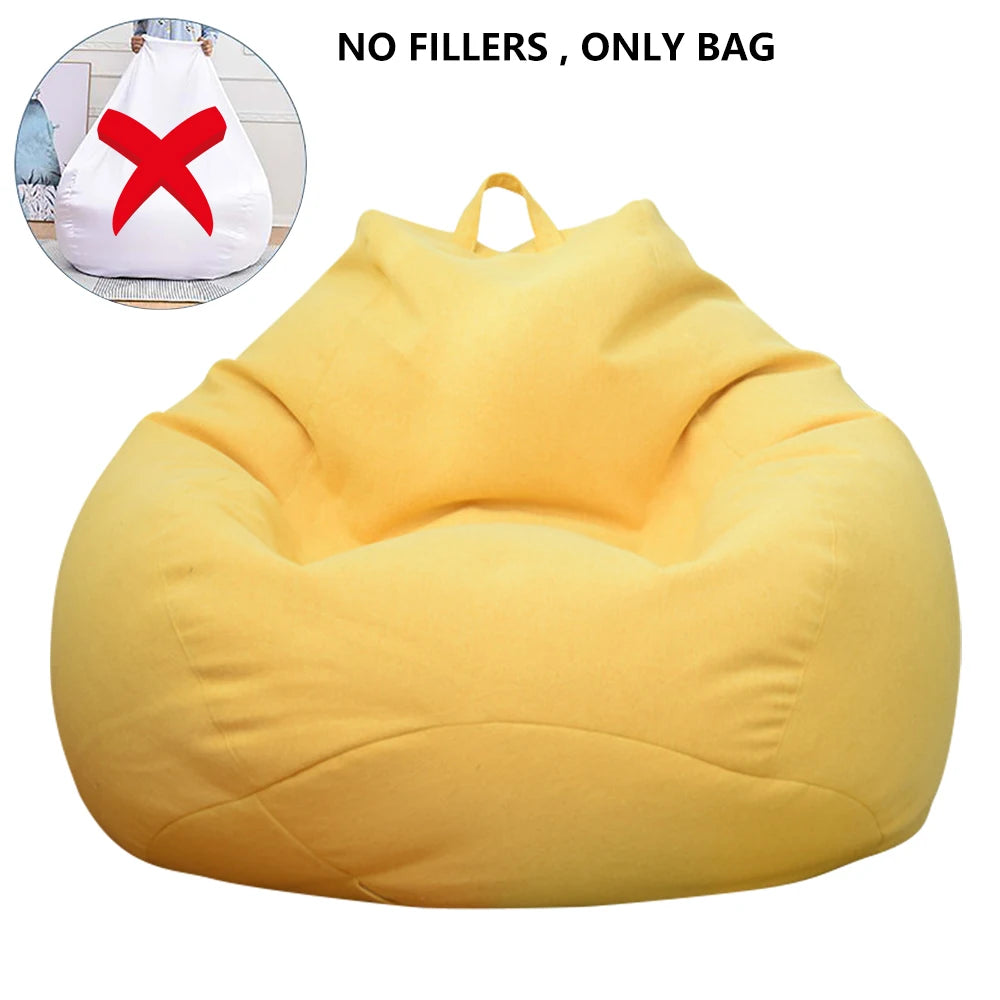 Lazy Sofa Cover Chairs Without Filler