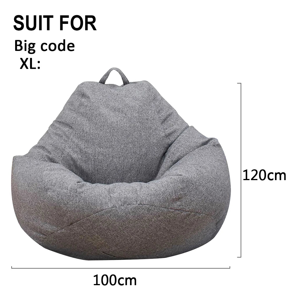 Lazy Sofa Cover Chairs Without Filler