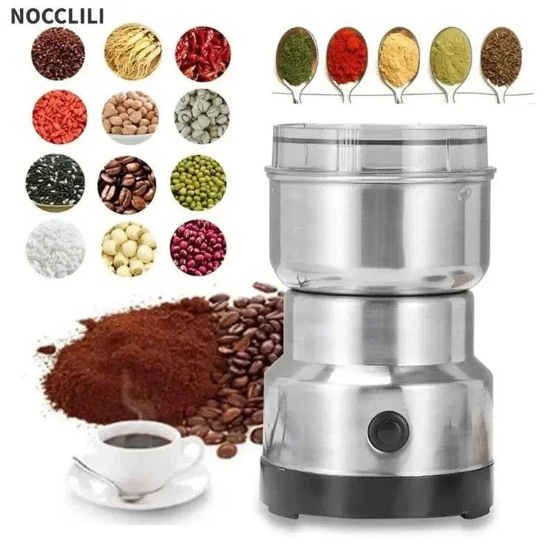Electric Grinder Multifunctional Home Coffee Grinder Four Edged Blade