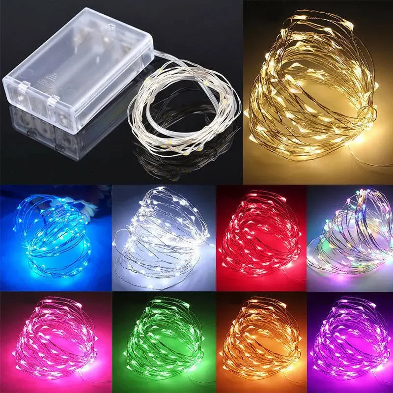 1M 2M 3M 5M 10M 20M 30M Copper Wire LED String lights Holiday lighting Fairy Garland