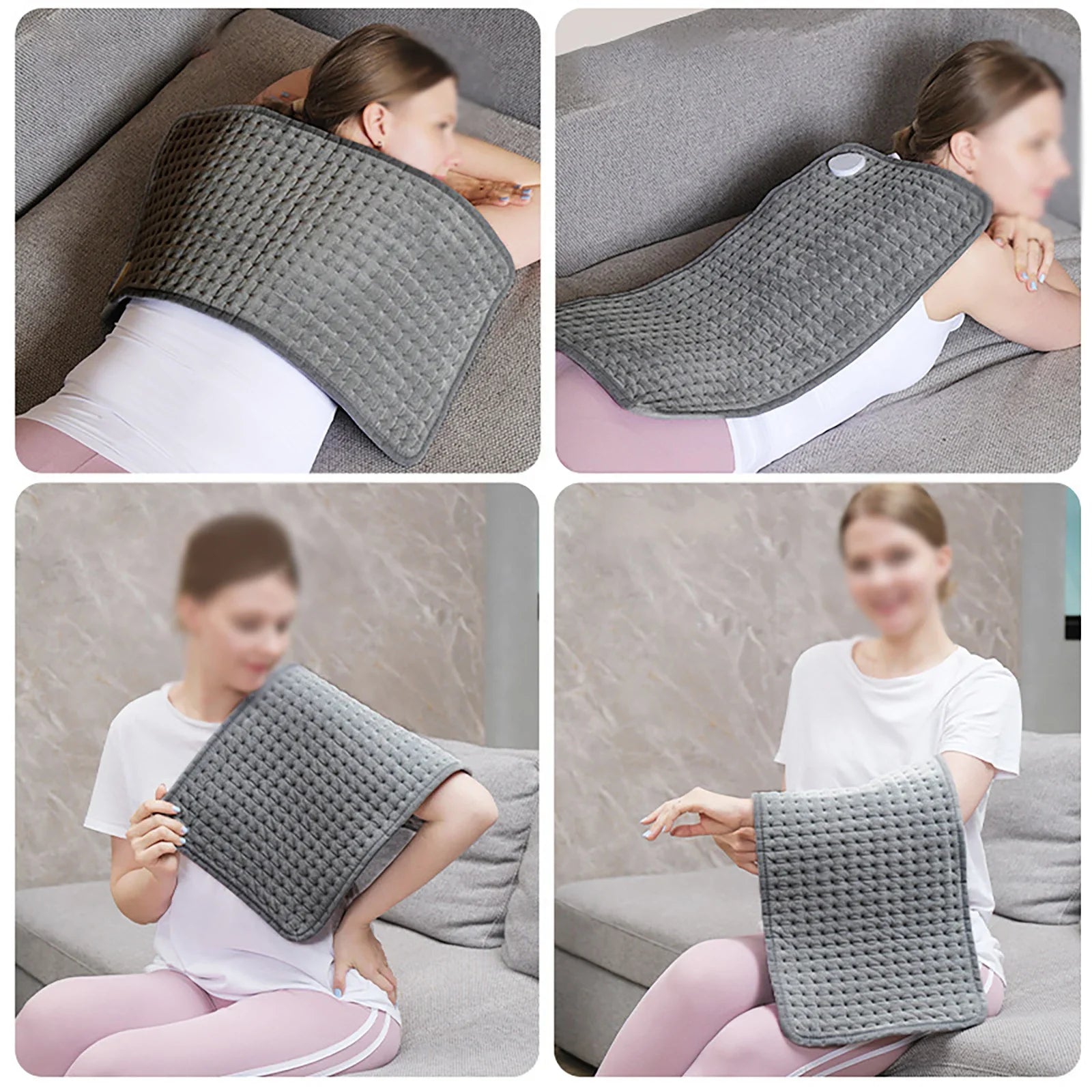 Electric Heating Pad Therapy Physiotherapy Back Pain Relief Cover Leg Blanket Thermal Mat