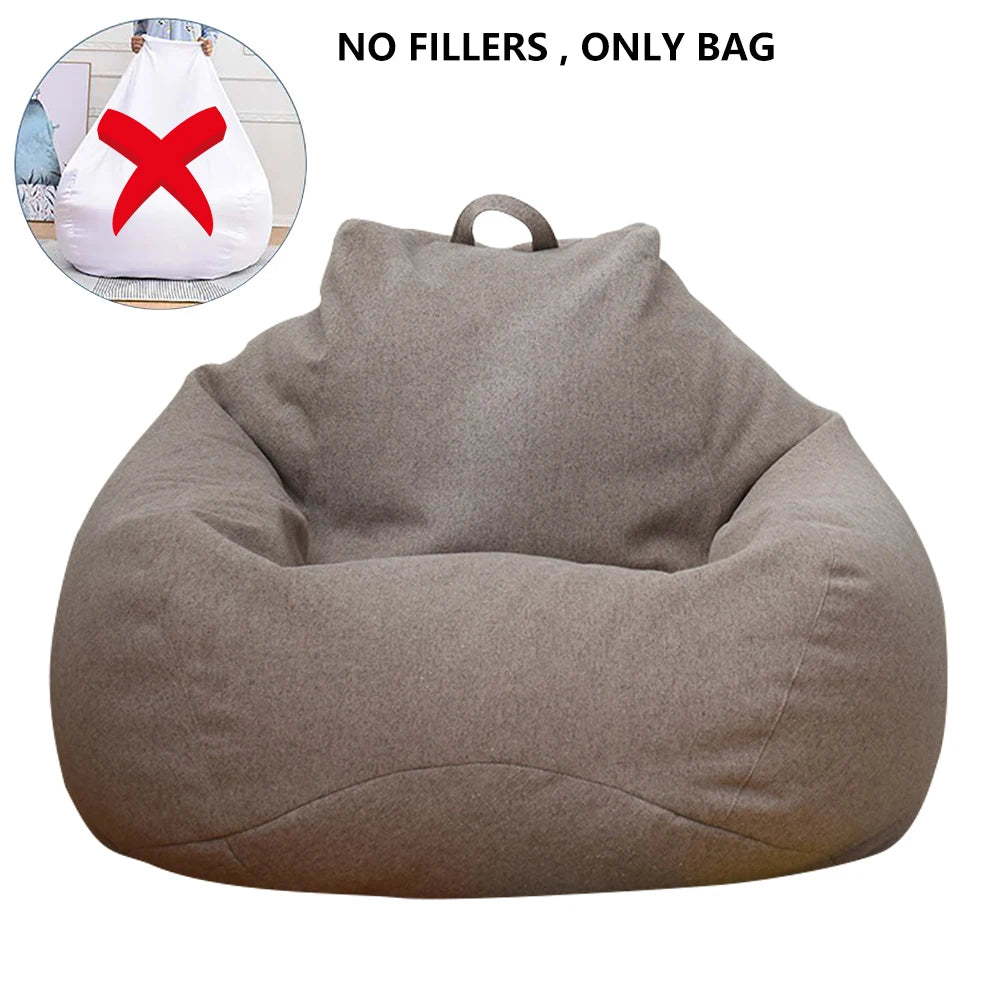 Lazy Sofa Cover Chairs Without Filler