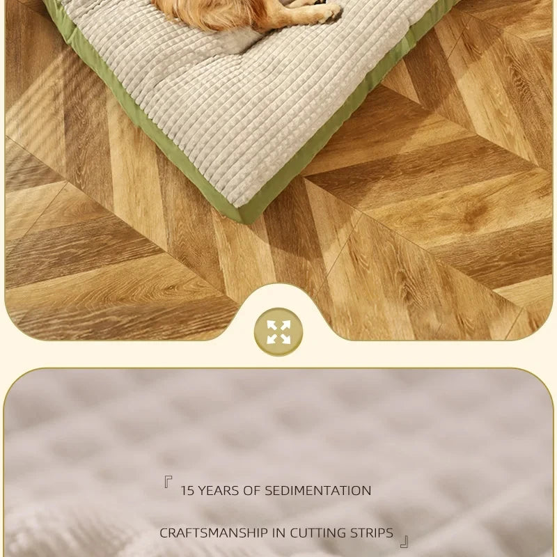 Pets Sleeping Beds Soft Fleece Pet Blanket Detachable Cushion for Pet Mats Accessories