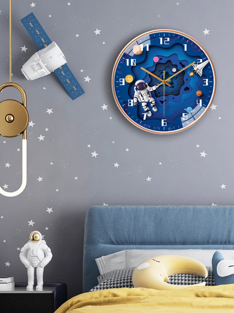 Kids Silent Wall Clock 20cm/8in