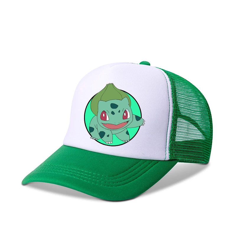 Baseball Caps Kawaii Anime Figures Hats Summer Outdoor Parent Child Gift