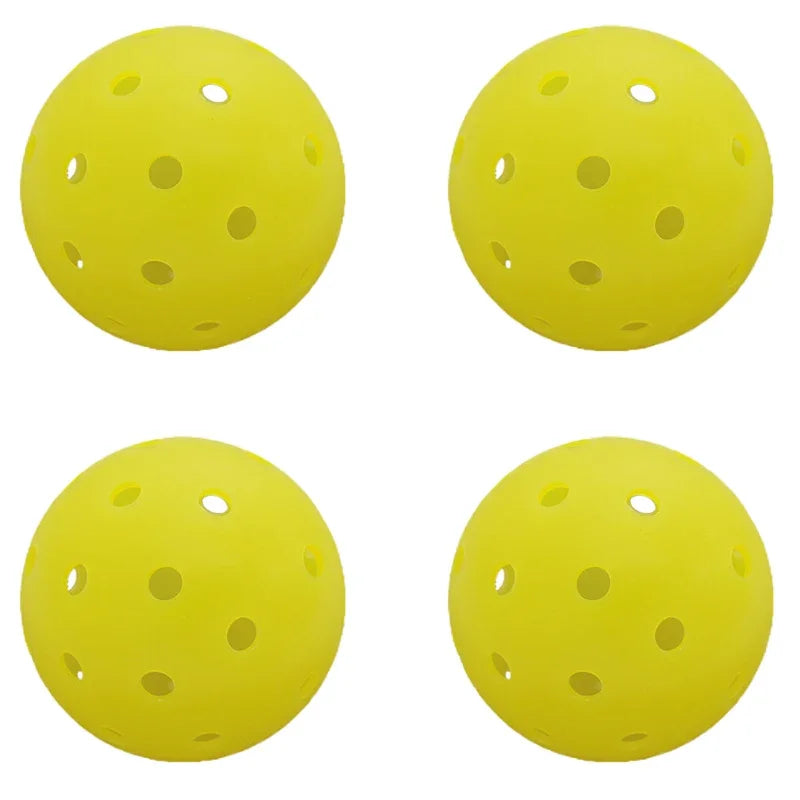Pickleball 8MM Aperture PE Rotational Molding Elastic and Green Yellow Competitive Ball