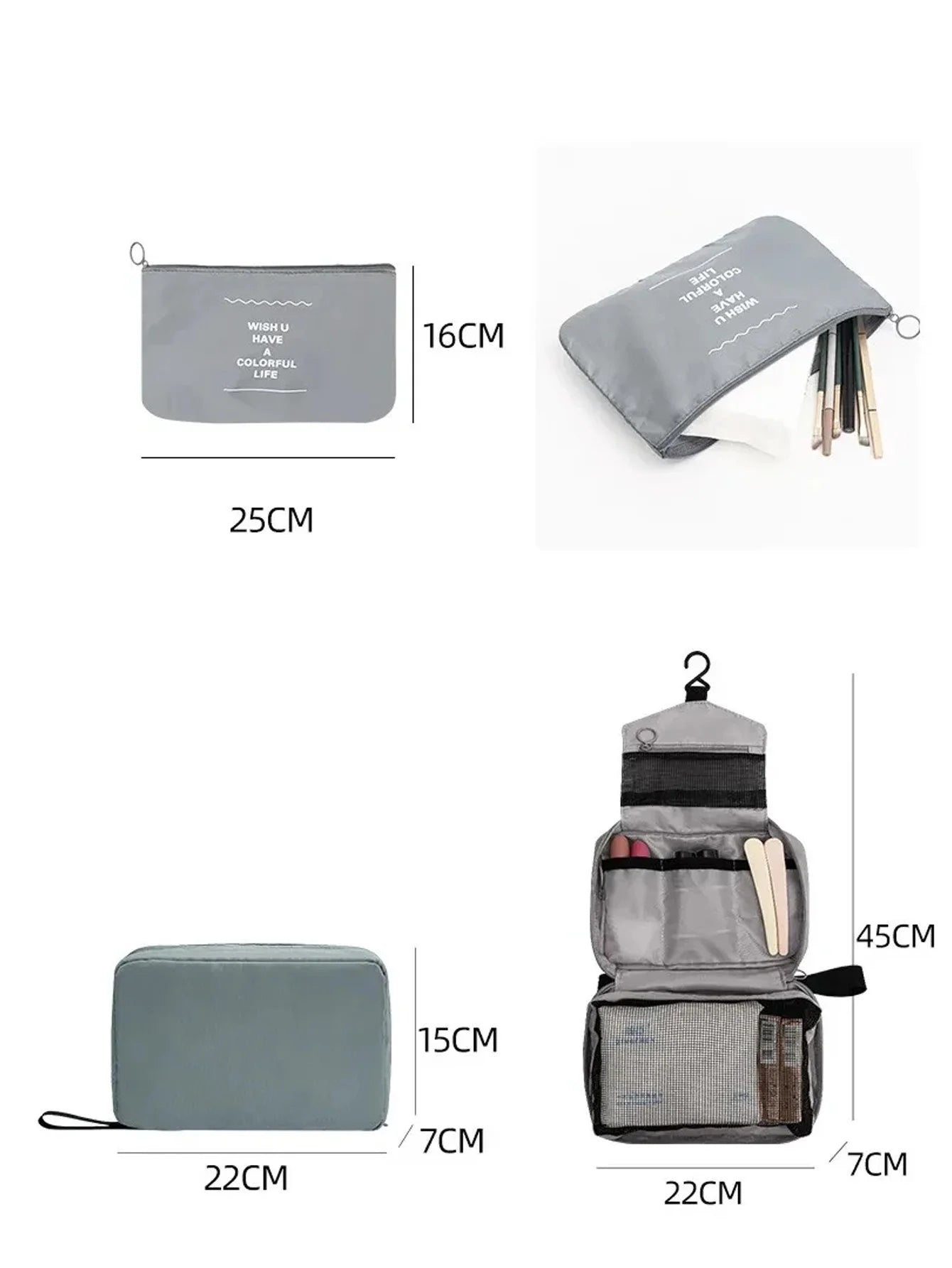 7/8/9/10 Pcs Set Travel Organizer Storage Bags Suitcase Packing Cubes Portable Luggage