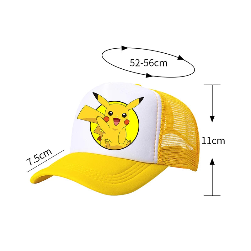 Baseball Caps Kawaii Anime Figures Hats Summer Outdoor Parent Child Gift