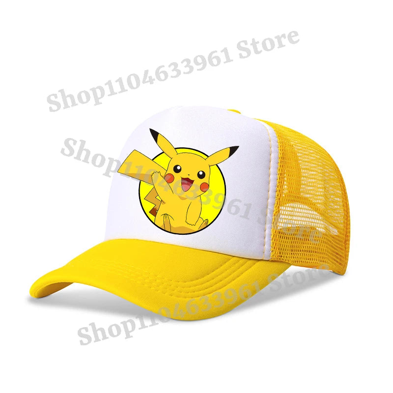 Baseball Caps Kawaii Anime Figures Hats Summer Outdoor Parent Child Gift