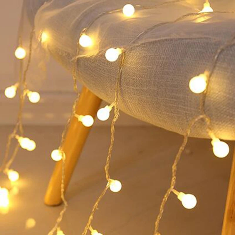 10M Small Ball Fairy Lights Globe String USB/Battery Operated for Indoor/Outdoor Decor