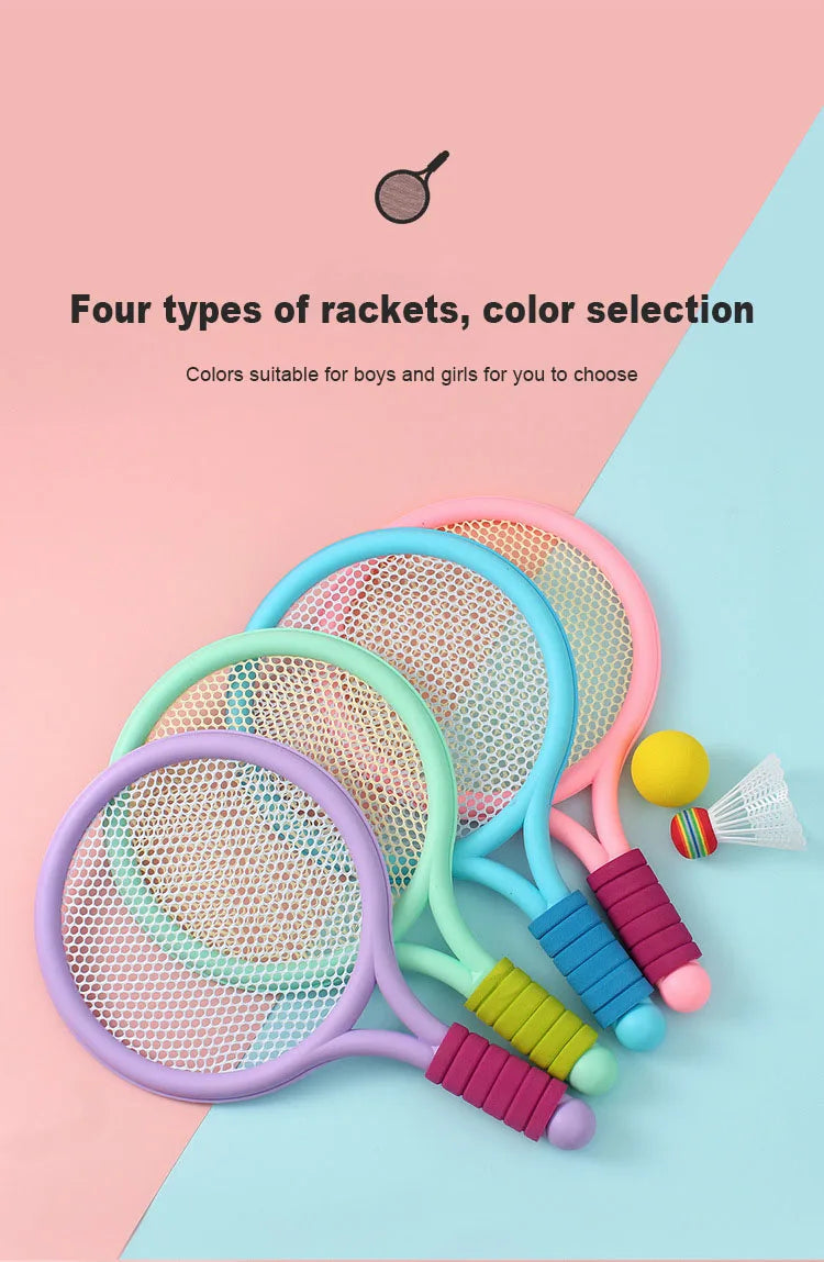 Racket Tennis for Children Outdoor Sports Badminton Racket Toy Set
