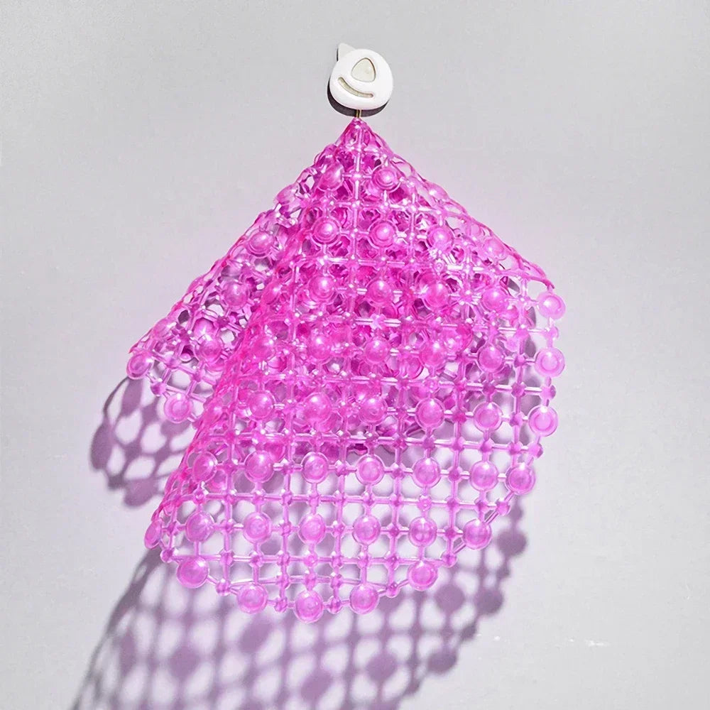PVC Anti-slip Bath Mat with Suction Cup Soft Shower Mat Massage Bath Accessories