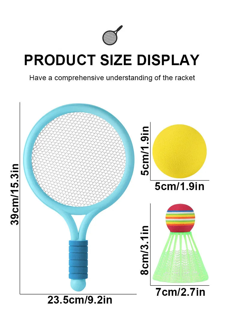 Racket Tennis for Children Outdoor Sports Badminton Racket Toy Set