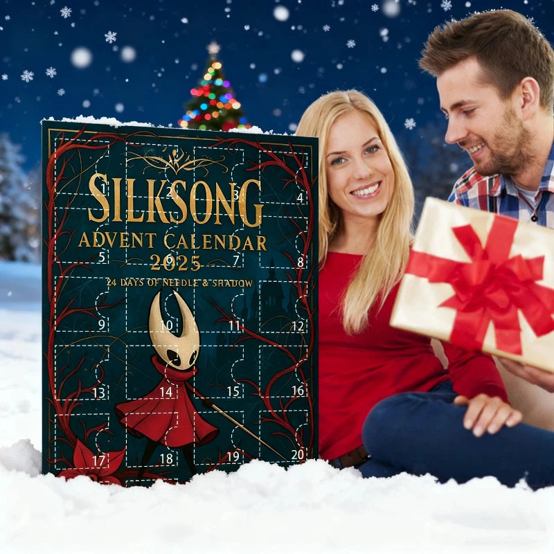 Hot Christmas Hollow Knight 24pcs Advent Calendar Surprise Blind Boxes Pendant For Gifts