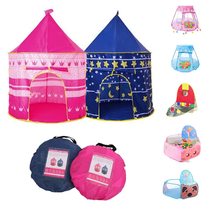 Infant Toddler Folding Tents Portable Castle Kids Play House
