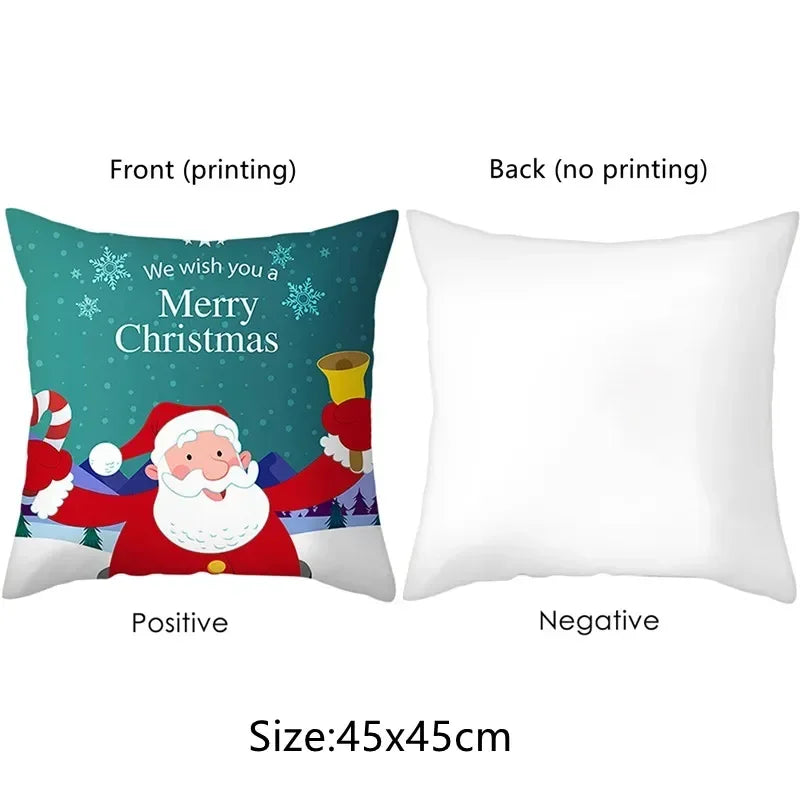 Christmas decoration pillowcase Tree pattern suitable for home room Sofa cushion cover