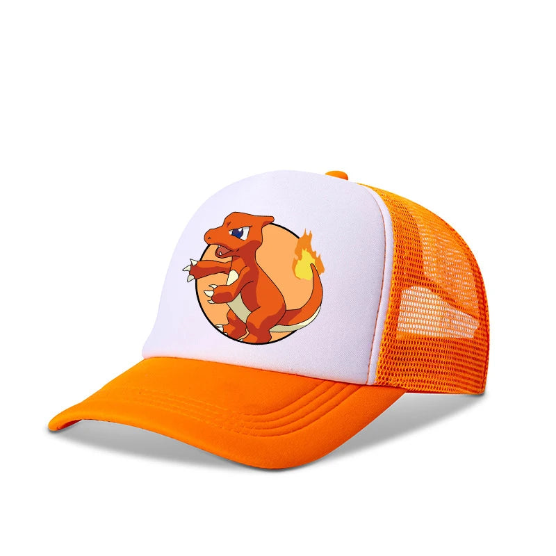 Baseball Caps Kawaii Anime Figures Hats Summer Outdoor Parent Child Gift