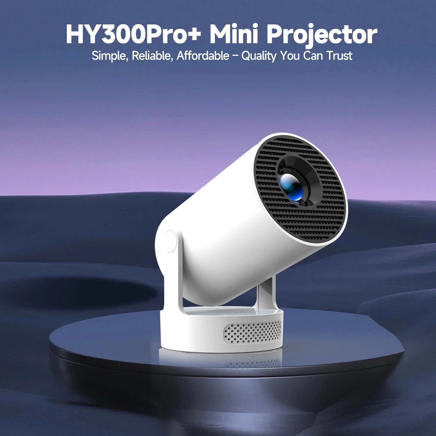 Pro + Dual Wifi 260ANSI 180°flexible BT5.0 Cinema Outdoor Portable Projector