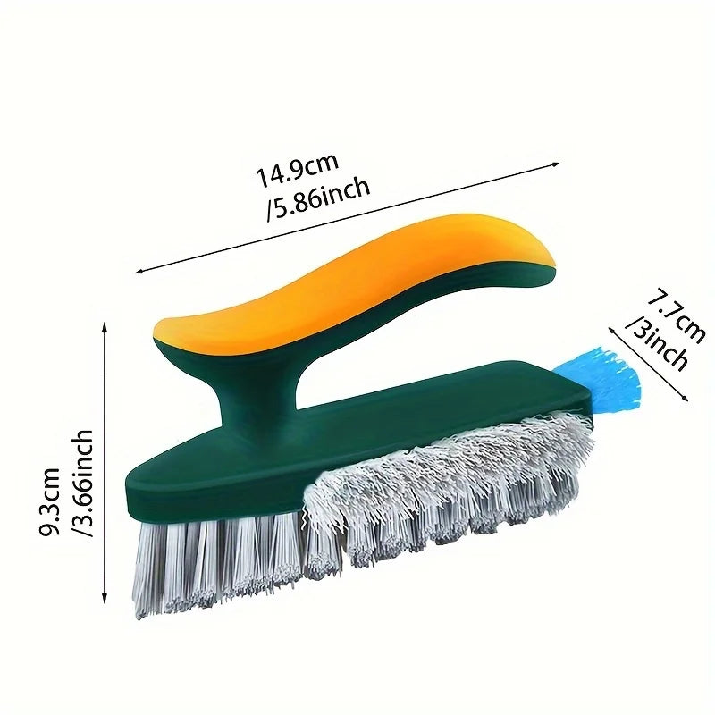 4 in 1 Brush Squeegee for Gap Groove Cleaning Tool Glass Scraper Kitchen Bathroom Floor Tire Cleaner