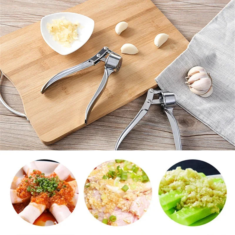 Stainless Steel Manual Garlic Press