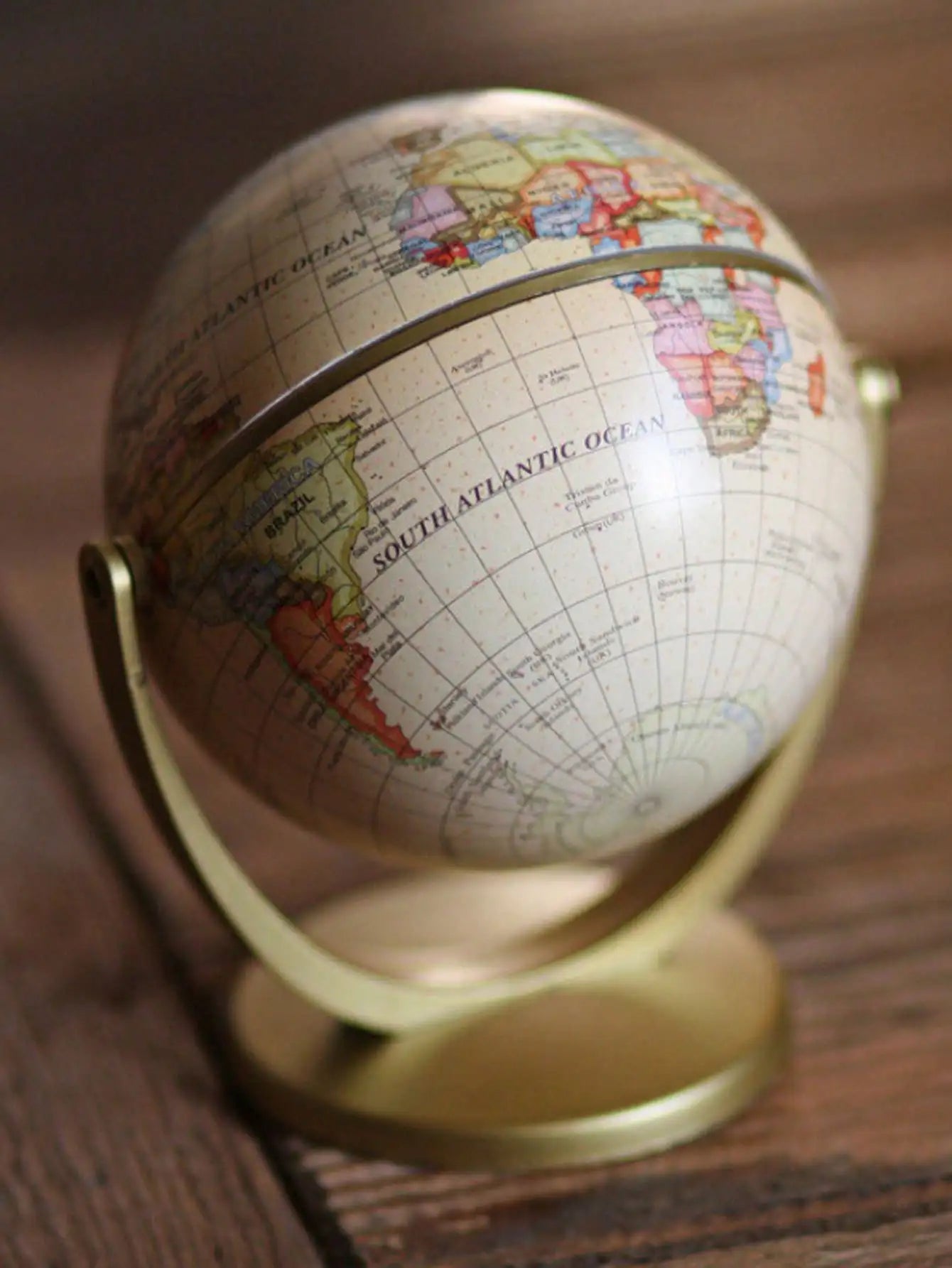 1Pc Vintage 3D American Style Decorative Floating Globe