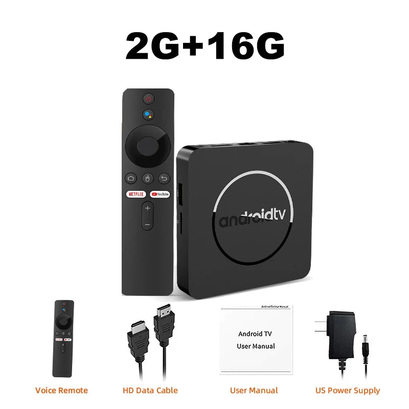Android14 8K HDR10+Smart TV Box 128G Dual Wifi Media Player with Google Assistant