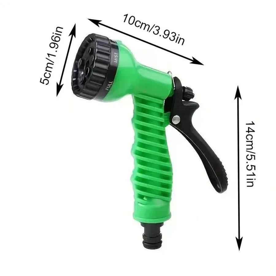 25FT-200FT Expandable Magic Hose 7 Water Spraying Hose Set